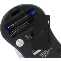 Мышь Oklick 485MW (черный/синий) фото 6